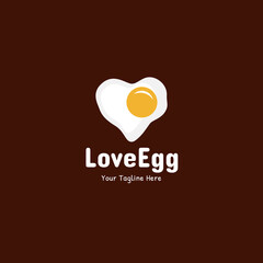 Egg Logo Design. Cooking egg logo. Egg Logo Template