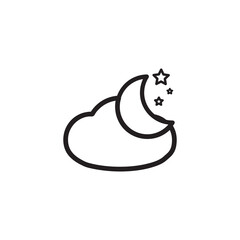 Modern weather icons. Flat vector illustration for Web, print, and Mobile App