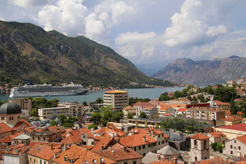 Naklejka na ściany i meble View of Kotor, Montenegro
