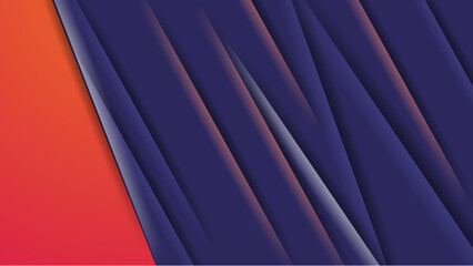 Abstract modern purple and orange background with copy space. Purple and Orange Background. Vector Illustration