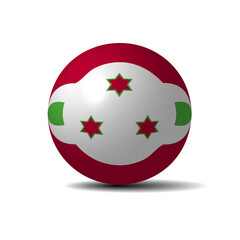 different countries flags in beautiful ball shape or design