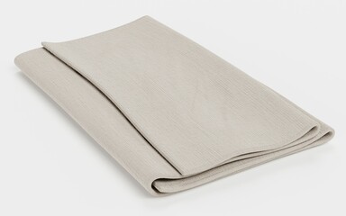 Realistic 3D Render of Cloth Napkin