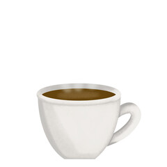 coffee cup isolated on white