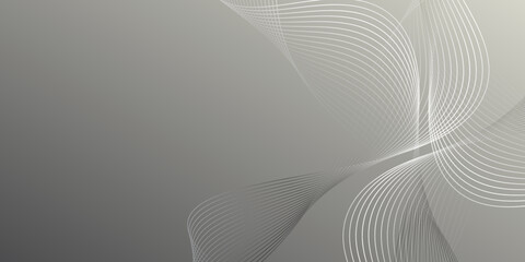 Fototapeta premium Silver luxury background. Modern flat illustration. Premium diagonal line abstract background