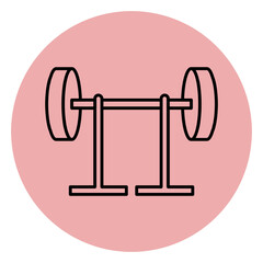  barbell icon