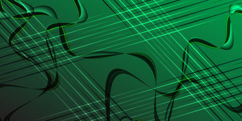 Abstract green geometric diagonal overlay layer background. polygonal background with green colour