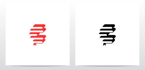 Stack Of Books Letter Logo Design C