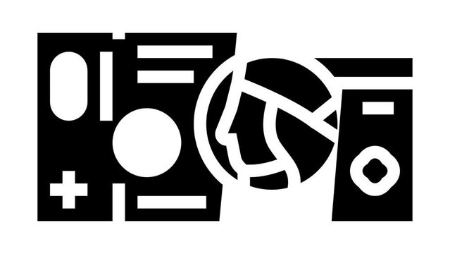 zloty zl glyph icon animation