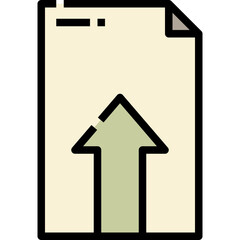 File filled outline icon