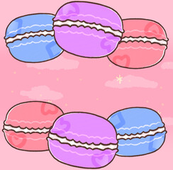 	R:もっとメルヘンなケーキ屋さん☆マカロン壁紙➆