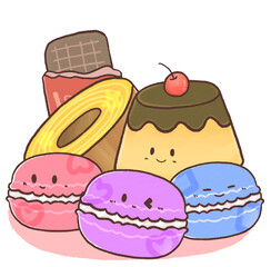 	R:もっとメルヘンなケーキ屋さん☆マカロン壁紙⑩