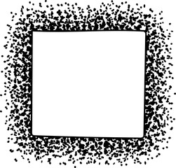 black and white frame