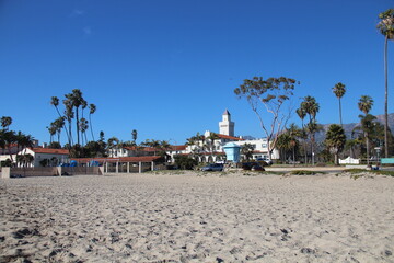 white sand, Santa Barbara, California