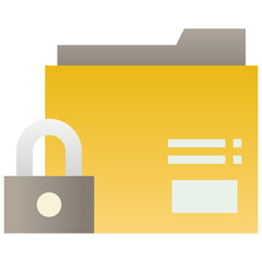 Protected flat icon