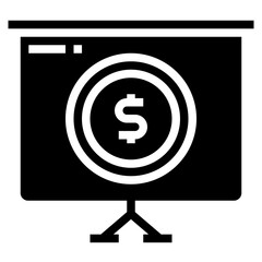 Presentation glyph icon