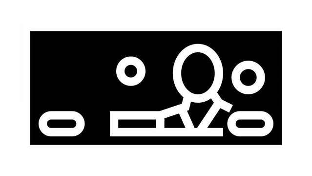 baht thb line icon animation