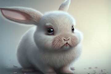 Obraz premium Cute Animal in 4k resolution, big eyes, baby animal