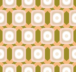 Abstract Retro Squares Diagonal Cross Stripes Seamless Geometric Vector Pattern Trendy Fashion Colors Perfect for Allover Fabric Print or Wrapping Paper Minimalist Simple Look