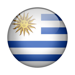Fototapeta premium Uruguay world cup icon