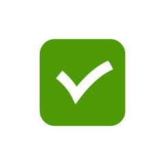 Checklist icon simple line style vector. Tick in box symbol of aproved, Quality, success or confirmed status. vector illustration design.