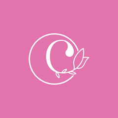 BEAUTY STUDIO LOGO LETTER C