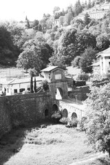 Walls surrounding the city of Bergamo