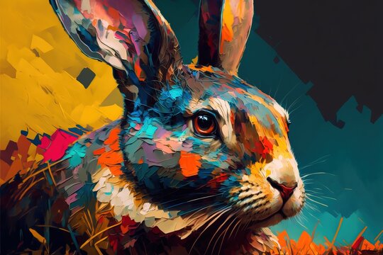 Abstract rabbit.