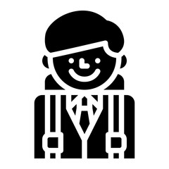 student boy education study icon