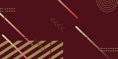Abstract red and yellow geometric gradient background