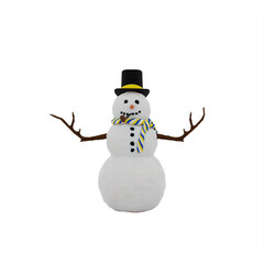 snowman isolated