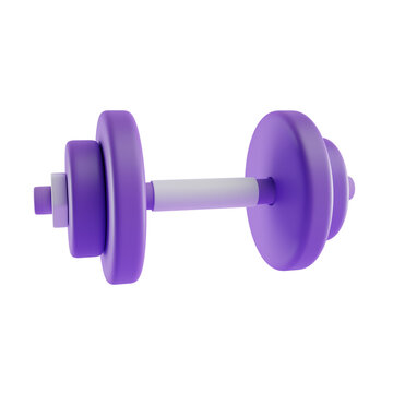 dumbbell 3d icon