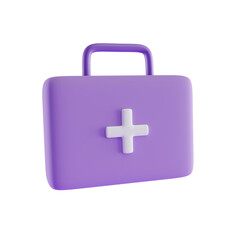 first aid kit 3d icon