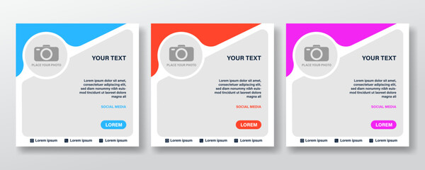 social media post layout, instagram post