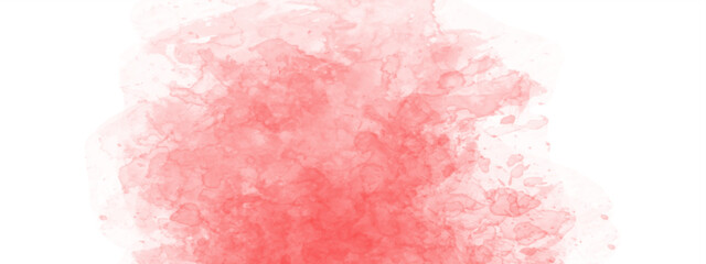 Fototapeta premium Abstract soft red watercolor background with watercolor. Bright red watercolor texture background. Abstract red watercolor paper textured illustration for grunge design. 