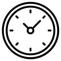 clock time school study time icon
