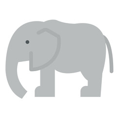 elephant animal zoo wild life icon