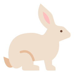 Fototapeta na wymiar rabbit animal zoo wild life icon