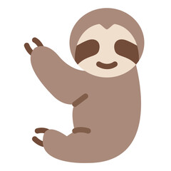 sloth animal zoo wild life icon