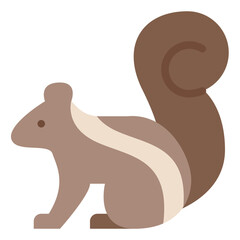 squirrel animal zoo wild life icon