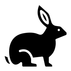 rabbit animal zoo wild life icon