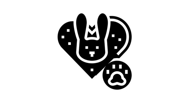 cruelty free cosmetic glyph icon animation