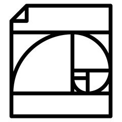 gloden ratio design art creative icon