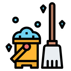 cleaning house health hygiene icon