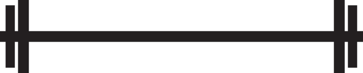 Obraz premium gym equipment barbell dumbbell