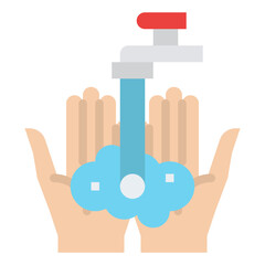 hand cleaning tab health hygiene icon