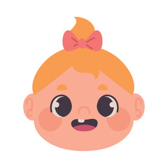 baby girl face
