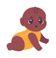 baby boy crawling