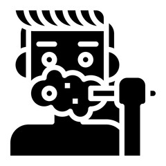 brush teeth hygiene routine health icon