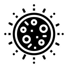 virus cell biology disease icon