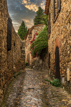 Castelnou, an awesome medieval village in South of France